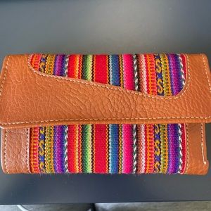 Serape style wallet